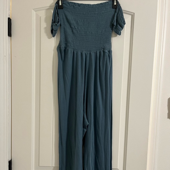 Strapless Cold Shoulder Jumpsuit - Picture 3 of 3